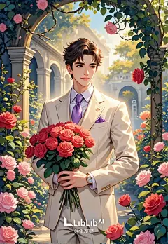 华丽风网文男主场景_动漫风格插画-LoRA-张发财-LiblibAI