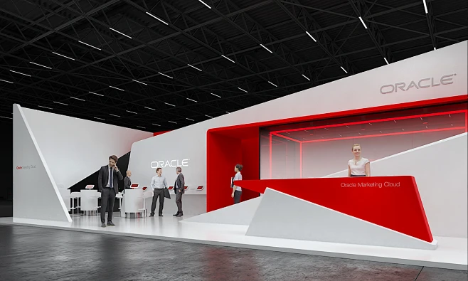* Oracle * exhibition stand * : Exhibition stand " Oracle" 112 sq.m., 3 ...