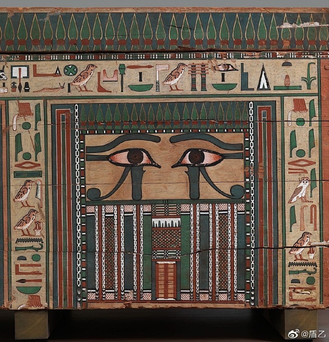 公元前1850-1750年，古埃及，彩繪...