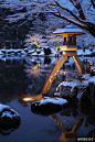 日本庭院，神社等里常见的元素：石灯笼