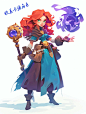 紫幽法师-欧美卡通角色设计_1_倾昕_来自小红书网页版