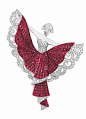 梵克雅宝Silk Road Dancer红宝石隐密式镶嵌胸针。在Van Cleef & Arpels梵克雅宝最新发布的多款高级珠宝作品中，红宝石是当仁不让的主角：以芭蕾舞与仙女为设计灵感，珍贵致美的Silk Road Dancer红宝石胸针散发出空灵优雅的气息。