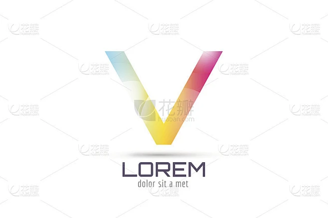 V信向量。V图标模板。V符号轮廓素材-花瓣网
