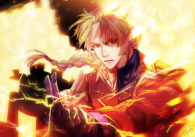 驱魔少年哈瓦德64林克同人图插画壁纸crow半次元第一中文cos绘画