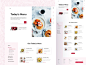 Food - Manu Page by Sheikh Tamara Akther on Dribbble