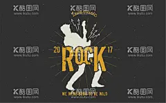 摇滚海报  - 源文件下载【酷图网】音乐海报,摇滚海报,摇滚插画,摇滚派对,重金属,摇滚,音乐派对,音乐节