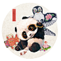 一年又一年，熊猫年画版新增六张，祝大家每年都福气满满财源“滚滚”来呀！【财源“滚滚”来！】【雪娃娃童画】【熊猫】【国宝】【国潮】