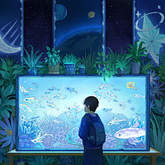 9095、采集到插画