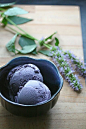 Blueberry ice cream  