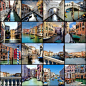威尼斯,雷雅托桥,圣马可广场,国际著名景点,建筑,船夫,运河,户外,方形画幅,岛