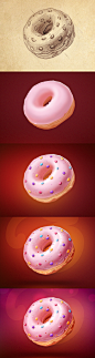 甜甜圈图标-UI设计