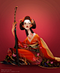 Geisha : My first entry for the July Character Design Challenge.#SamuraiandGeisha