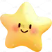 装饰通用3D拟人星星元素素材