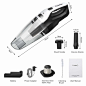 Cordless Vacuum Cleaner Small Car Handheld Vacuum Cleaner Kitchen Portable with │Stainless Steel HEPA Filter│7000pa Power Suction│for Home Car Pet Hair Cleaning by Finether: Amazon.co.uk: Kitchen & Home