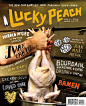 最摇滚的lucky peach | 这是一本由韩裔大厨David Chang创办的美食杂志，每期杂志都有一个很酷的封面，内容则包括有对美国同性恋烹饪文化的采访，关于单身汉的食物的文章，还有探寻食物与性的交集的原创艺术作品。David说，“能让那些从不关心美食的人开始关注美食，这个过程真的让我非常着迷。”