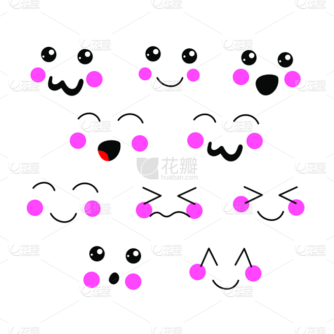 可爱的,面部表情,人的脸部,可爱,与众不同,背景分离,多样,动物,仅青少年,人的眼睛