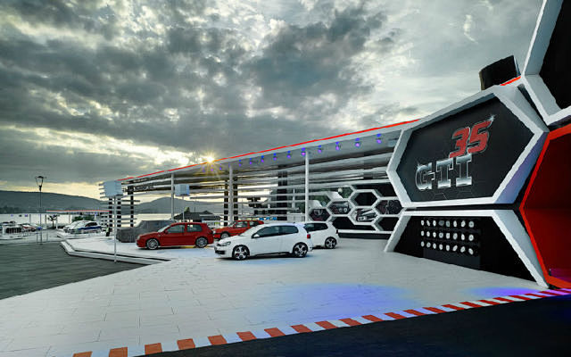 Audi-大众-奥地利小镇的沃特湖 车展...