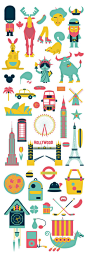 Check out all these illustrations from around the world, created by Marmota Vs Milky and Carlos de Lemos Jr.