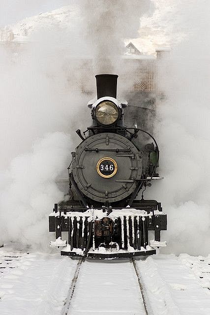 雪 火车·科罗拉多州