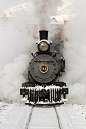 雪火车，科罗拉多州 