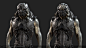 Noodling out other suit/helmet ideas. Bit too sofisticated for the Skaarj race but it was fun.