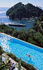 Seaside Pool, Portofino, Italy
photo via lisa