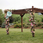 Floral Decorated Ceremony Arch