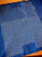 Sashiko in process THIS IS ONE OF THE MOST BEAUTIFUL THINGS I HAVE SEEN IN MY ENTIRE LIFE