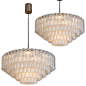 Pair of Doria Giant Ballroom Chandeliers With 130 '+4 Reserve' Blown Glasstubes | 1stdibs.com