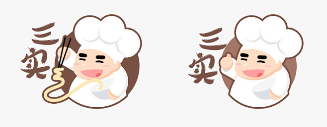 朋友的面馆LOGO草稿