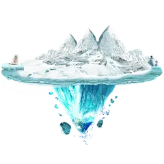 冰山雪山雪景冰川PNG素材PNG