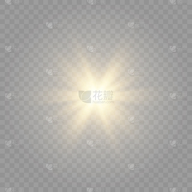 向量金光。一道金光。发光。太阳的光。光png。金照明。