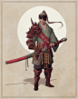 Alejandro Escudero's submission on Feudal Japan: The Shogunate - Character Design : Challenge submission by Alejandro Escudero