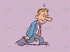 e235矢量EPS商务卡通人物白领上班族插画PPT汇报配图海报设计素材-淘宝网