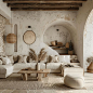 Mediterranean Living Room: A Celebration of Color and Pattern