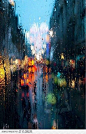 水，夜，倒影