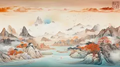 国潮古风｜山高雪霁河如丝，湖光倒影海飞天_8_灵魂暴击_来自小红书网页版