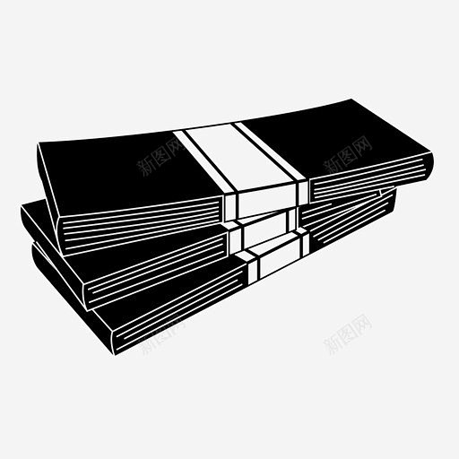 一堆钱现金团体 标识 标志 UI图标 设...