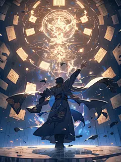 李淳风之推背图｜古风国潮插画