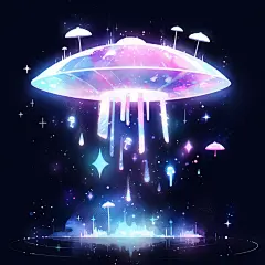 3D_icon_A_purple_and_blue_UFO_black_background_sparkli_b8103d65-8a1b-4f66-b065-4dbc6bab1c09