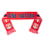 Ruffneck Club and Country Scarf - NY Red Bulls in Red and Blue - Front View
