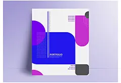 极简几何艺术形状图形画册名片卡片UI背景PS分层画册封面设计素材-淘宝网