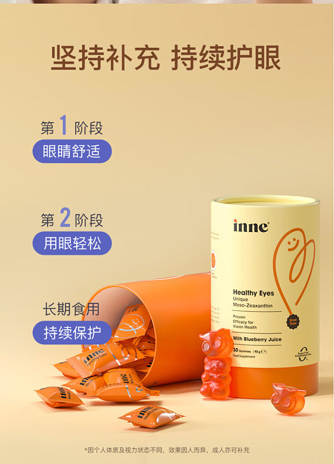 【Inne蓝光盾护眼叶黄素】inne童年...