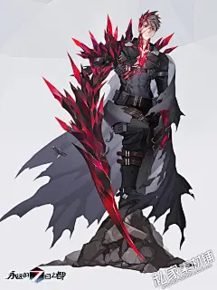 更多图地址：shop283458380taobao7日之都 日韩原画 立绘 二次元 设计 机甲风 幻想风 网易设计  (384)