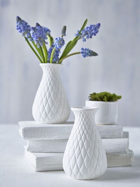 Small White Vase - d...