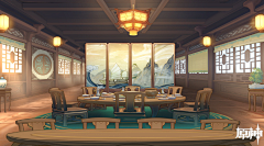 QianHongLee采集到场景-横版游戏背景