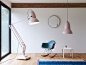 These oversized Anglepoise lamps definitely make a statement