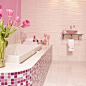 10个光彩夺目的卫浴间彩色瓷砖,装修图片