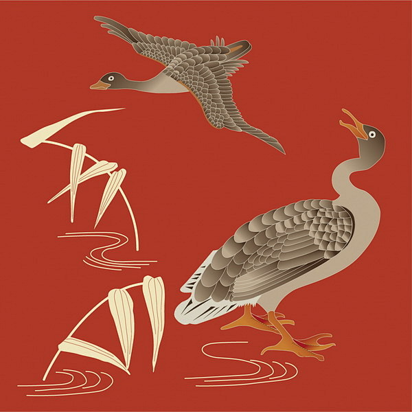 中式底纹