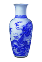 青花瓷短颈瓶